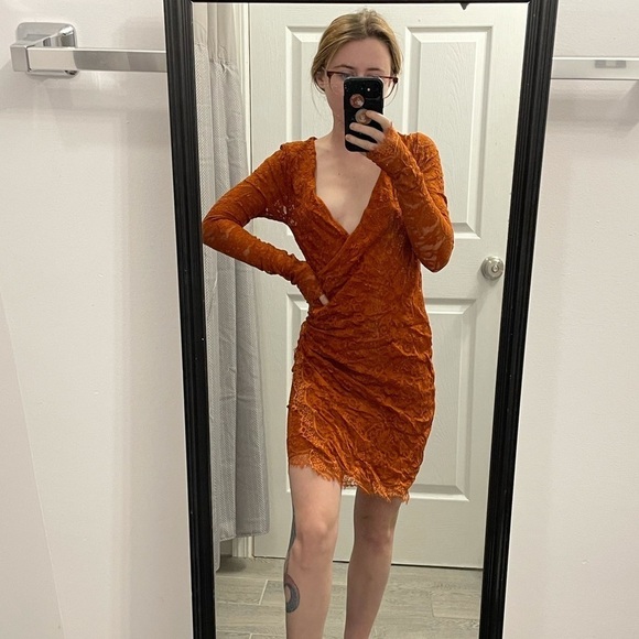 Free People Tops - free people pearl lace mini dress